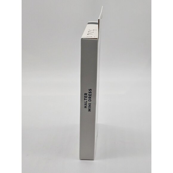 Baci Lingerie Women's One Size 2-14 Black Sheer Mesh Halter Mini Dress - Picture 3 of 7